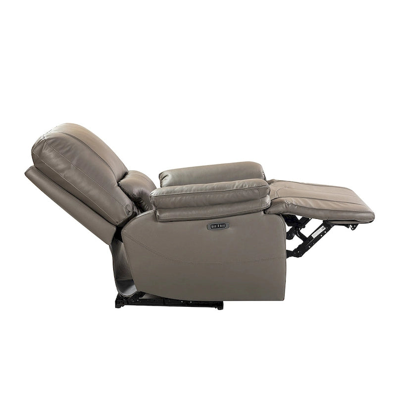 Fauteuil inclinable électrique en cuir véritable Mercedes avec coussin rembourré