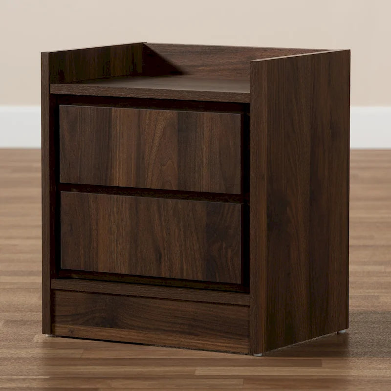 Table de chevet Hale en bois moderne et contemporain à 1 porte
