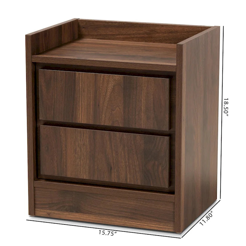 Table de chevet Hale en bois moderne et contemporain à 1 porte