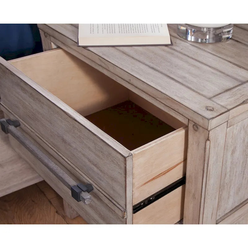 Table de chevet Asher 2 tiroirs