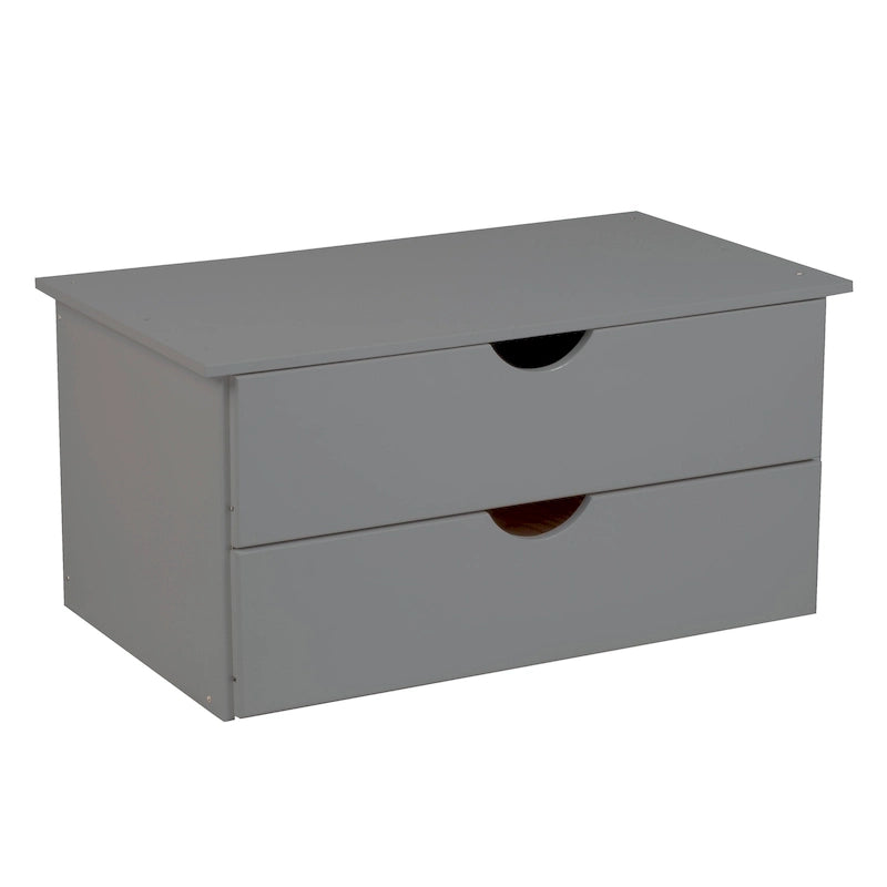 Commode intérieure 2 tiroirs en bois massif pour armoire 4 portes Cosmo de Palace Imports