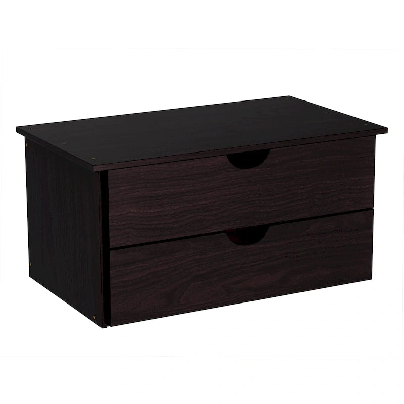 Commode intérieure 2 tiroirs en bois massif pour armoire 4 portes Cosmo de Palace Imports