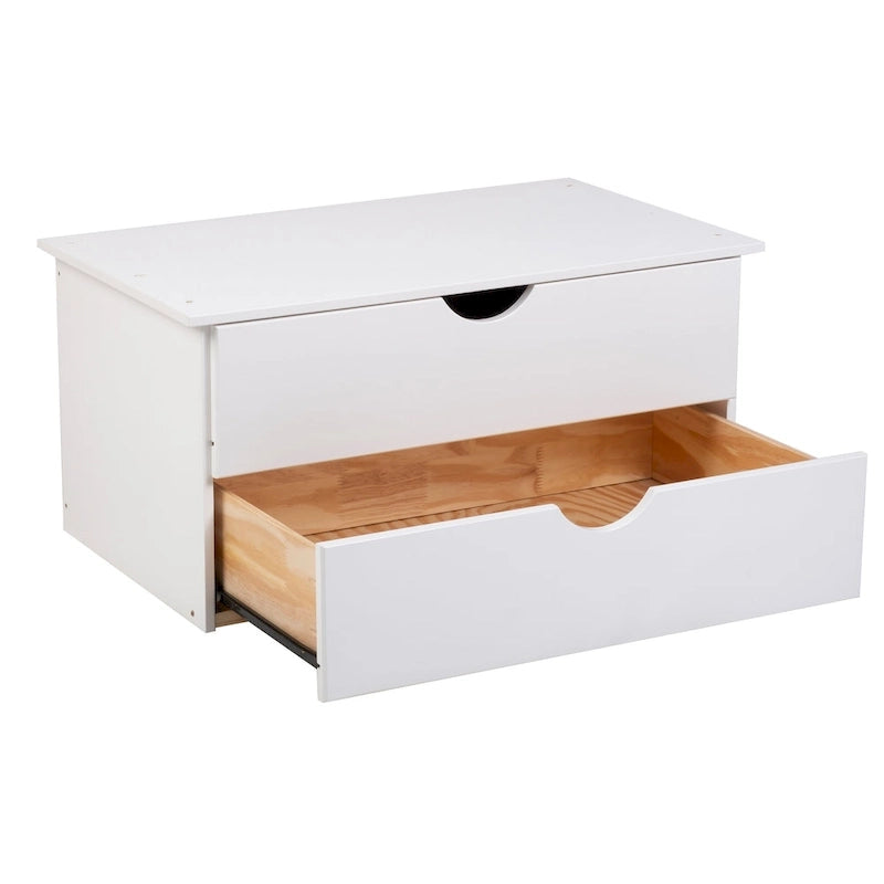 Commode intérieure 2 tiroirs en bois massif pour armoire 4 portes Cosmo de Palace Imports