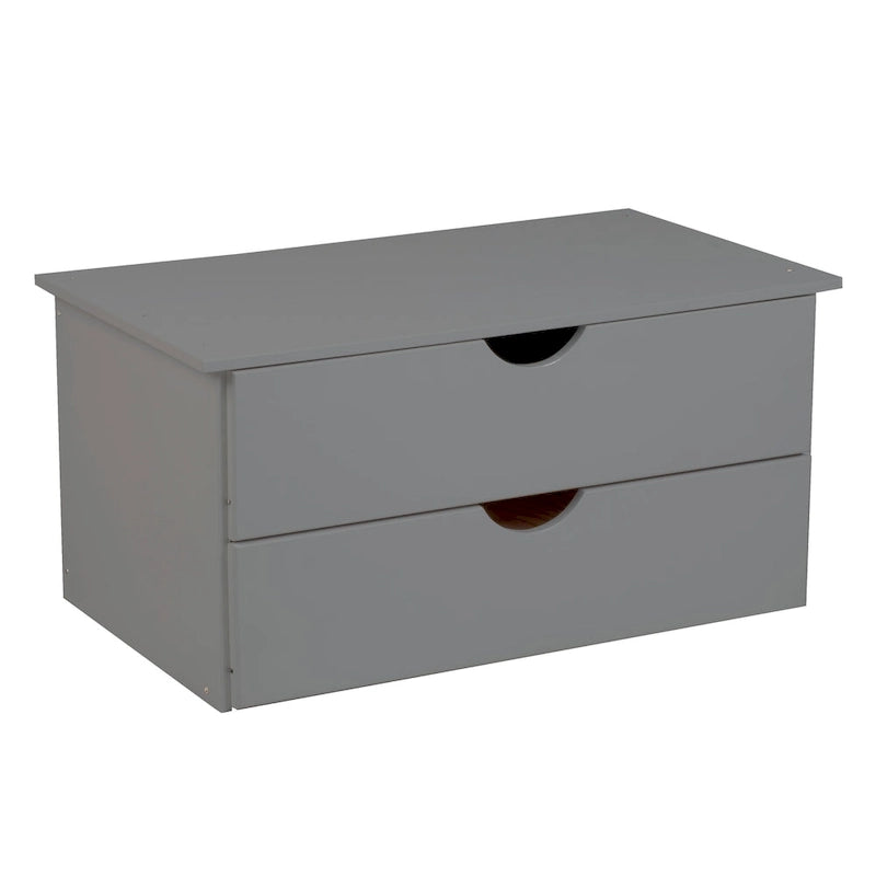 Commode intérieure 2 tiroirs en bois massif pour armoire 4 portes Cosmo de Palace Imports
