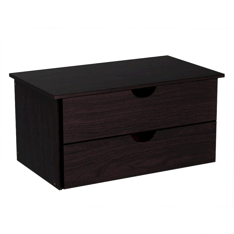 Commode intérieure 2 tiroirs en bois massif pour armoire 4 portes Cosmo de Palace Imports