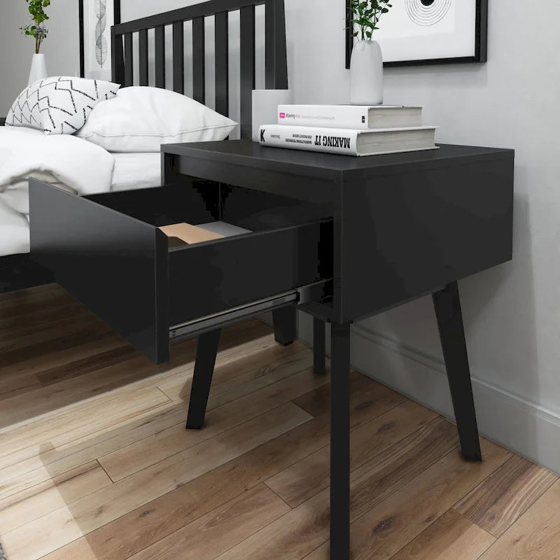 Table de chevet scandinave Plank and Beam à 1 tiroir