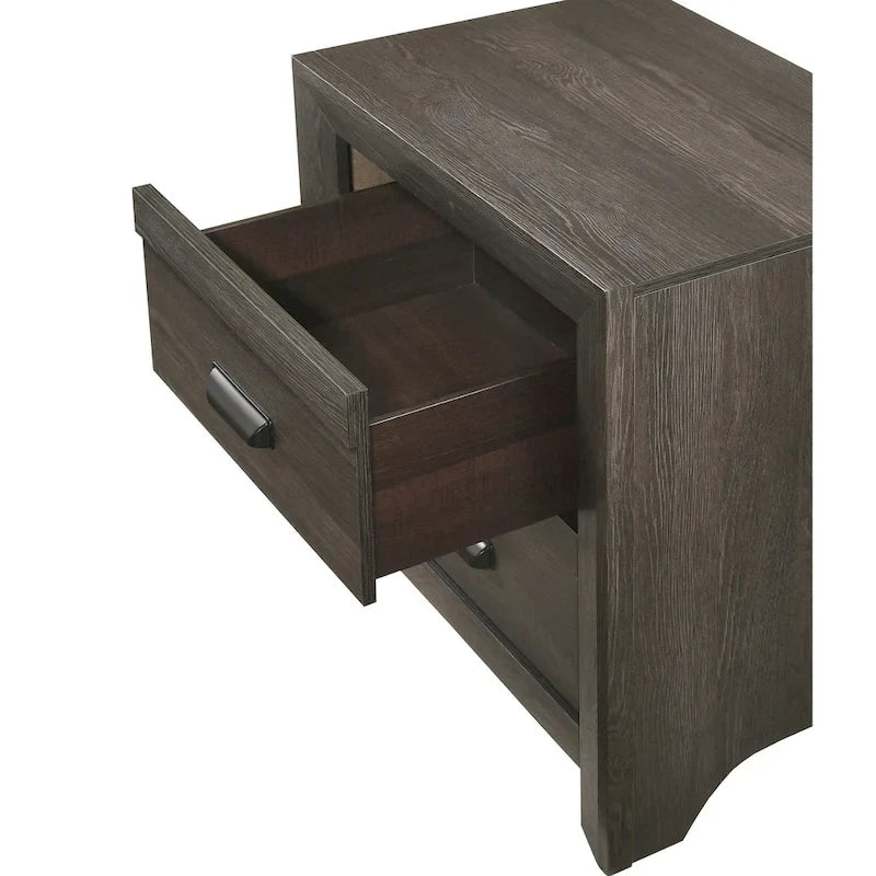 Ensemble de chambre Essa classique 6 pièces en panneaux marron