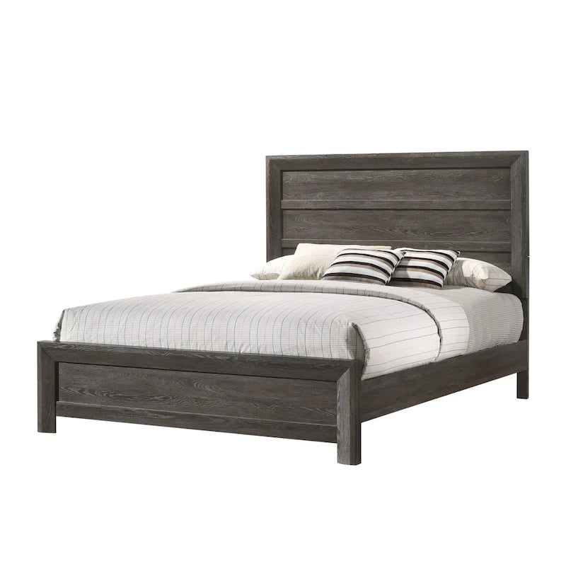 Ensemble de chambre Essa classique 6 pièces en panneaux marron