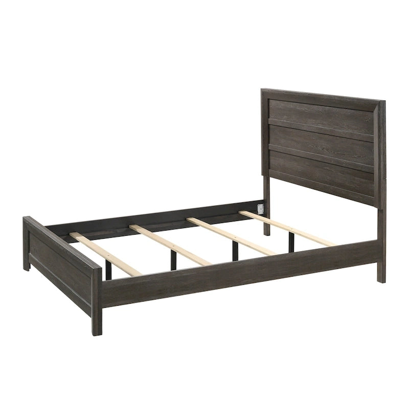 Ensemble de chambre Essa classique 6 pièces en panneaux marron