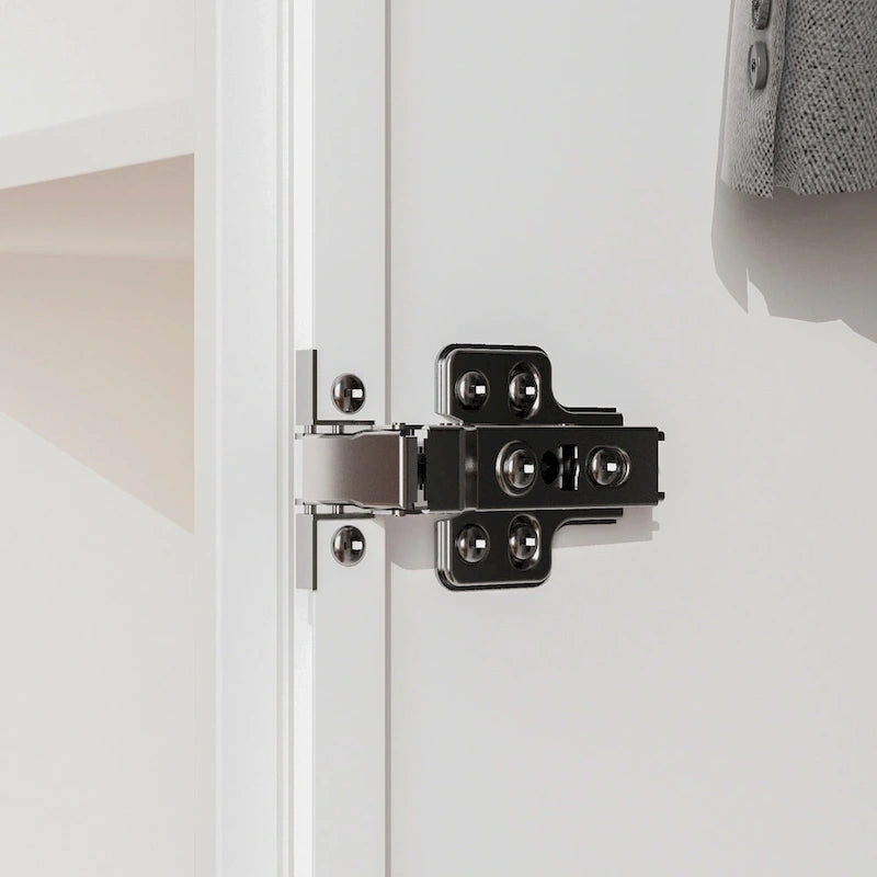 Armoire de rangement avec portes vitrées et éclairage - Meuble de présentation