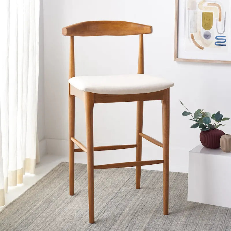 Tabouret de bar rétro Miranda SAFAVIEH - 76 cm - 56 cm L x 53 cm P x 107 cm H - 56x53x107