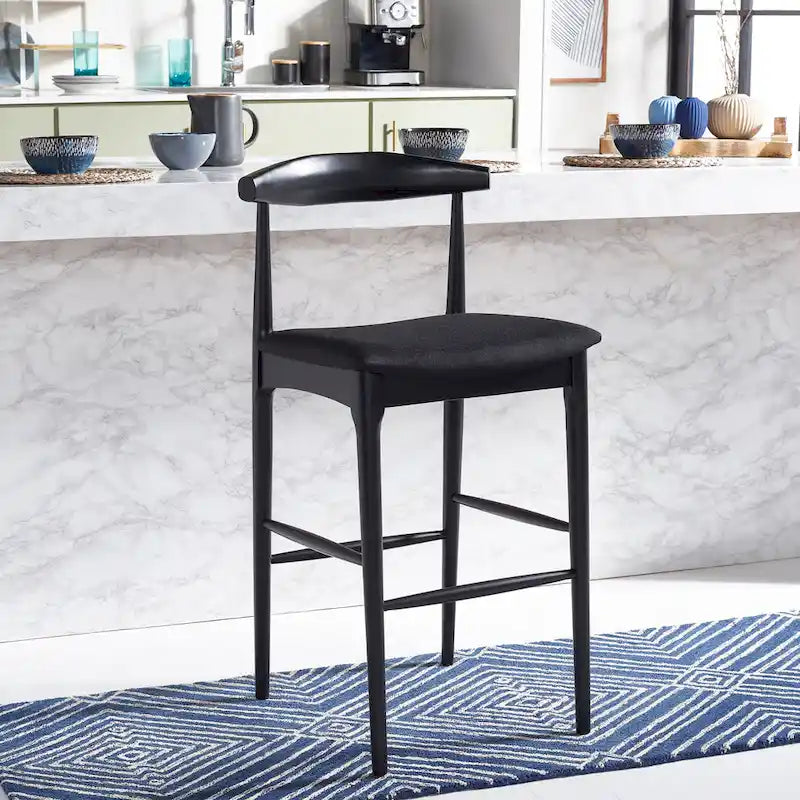 Tabouret de bar rétro Miranda SAFAVIEH - 76 cm - 56 cm L x 53 cm P x 107 cm H - 56x53x107