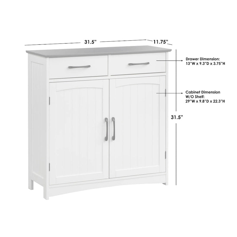 Meuble de rangement au sol double porte Dalton de Simple Living