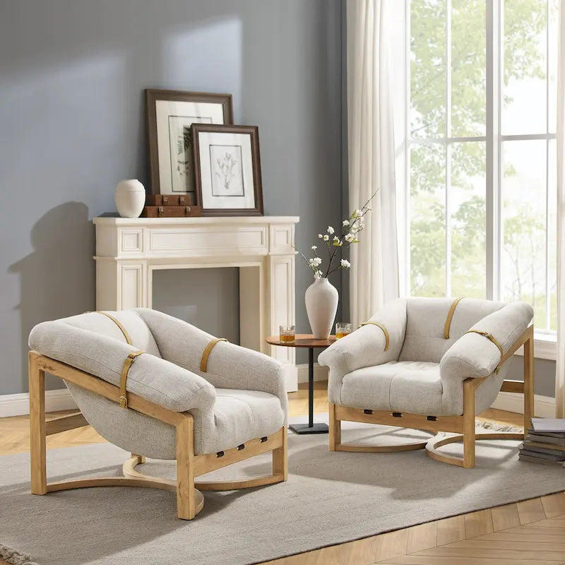Chaise longue en cuir véritable Art Leon