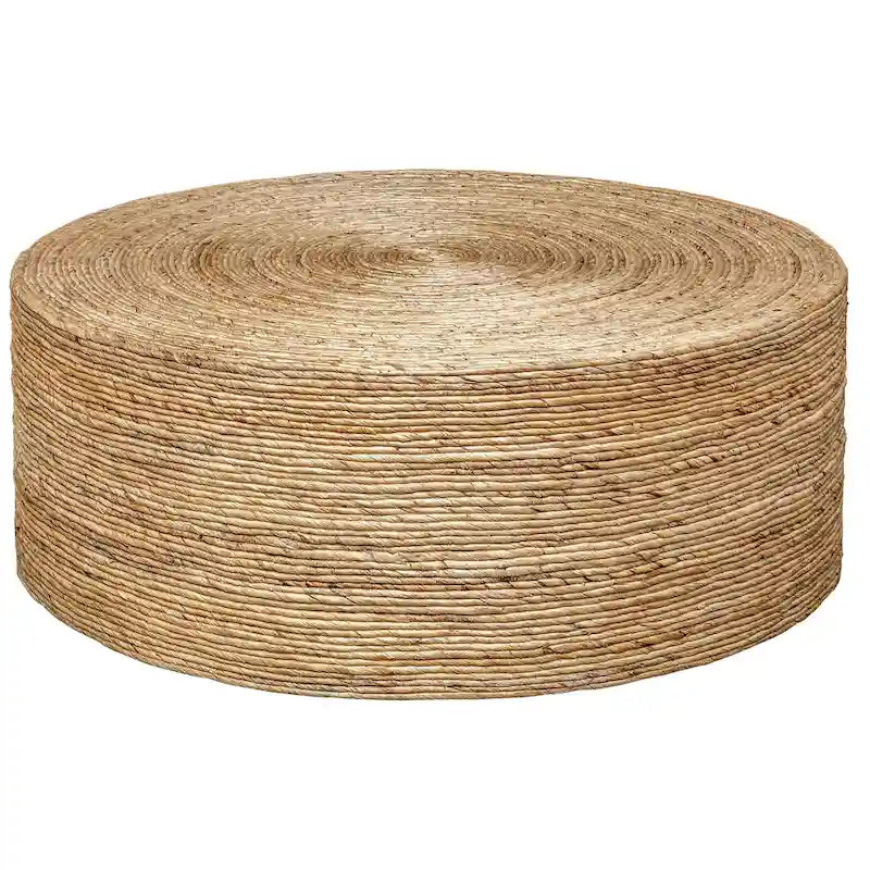Table basse ronde tressée Rora Uttermost