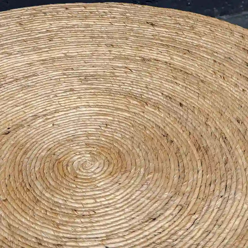 Table basse ronde tressée Rora Uttermost