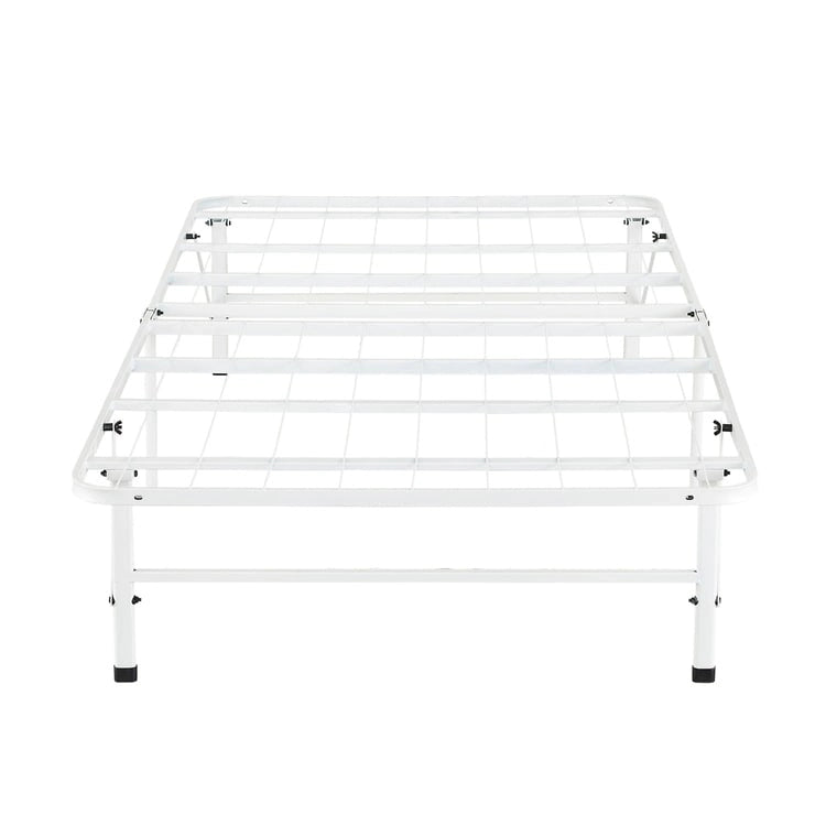 Cadre de lit plateforme pliable en métal de 14 po avec remplacement de sommier