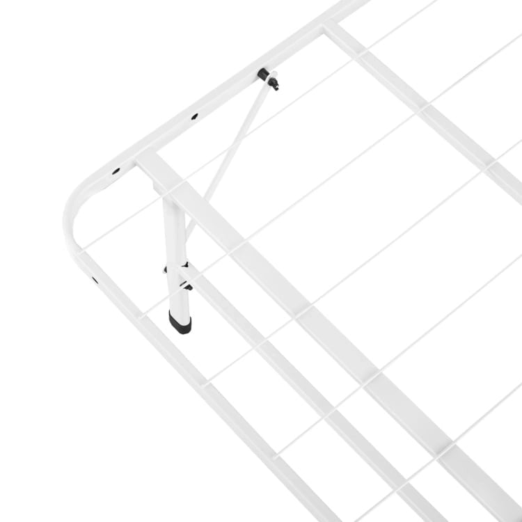 Cadre de lit plateforme pliable en métal de 14 po avec remplacement de sommier