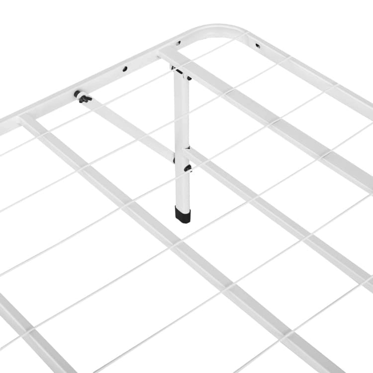 Cadre de lit plateforme pliable en métal de 14 po avec remplacement de sommier