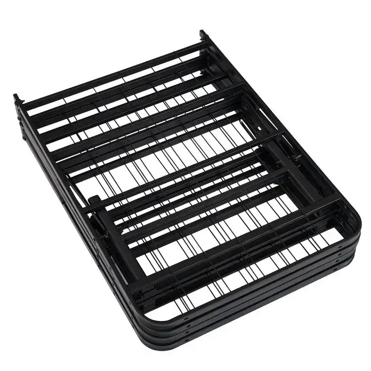 Cadre de lit plateforme pliable en métal de 14 po avec remplacement de sommier