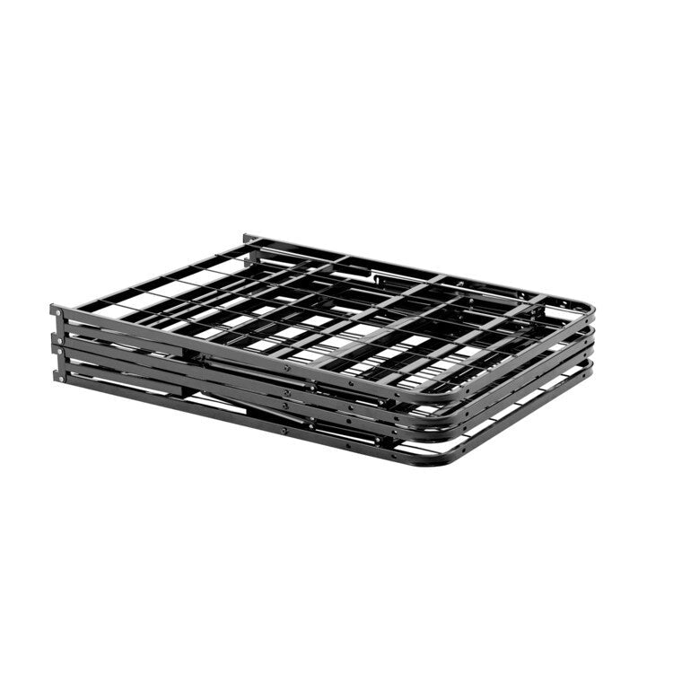 Cadre de lit plateforme pliable en métal de 14 po avec remplacement de sommier