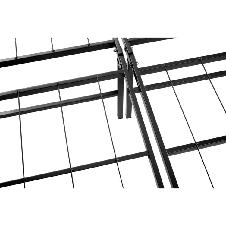 Cadre de lit plateforme pliable en métal de 14 po avec remplacement de sommier