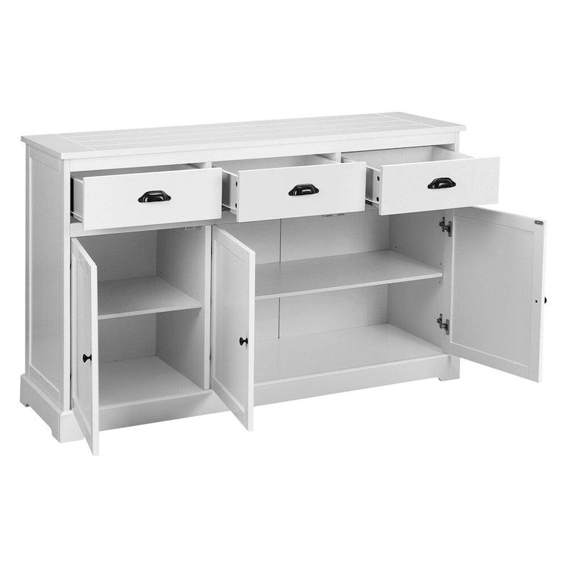 Buffet en bois multifonctionnel avec console de rangement