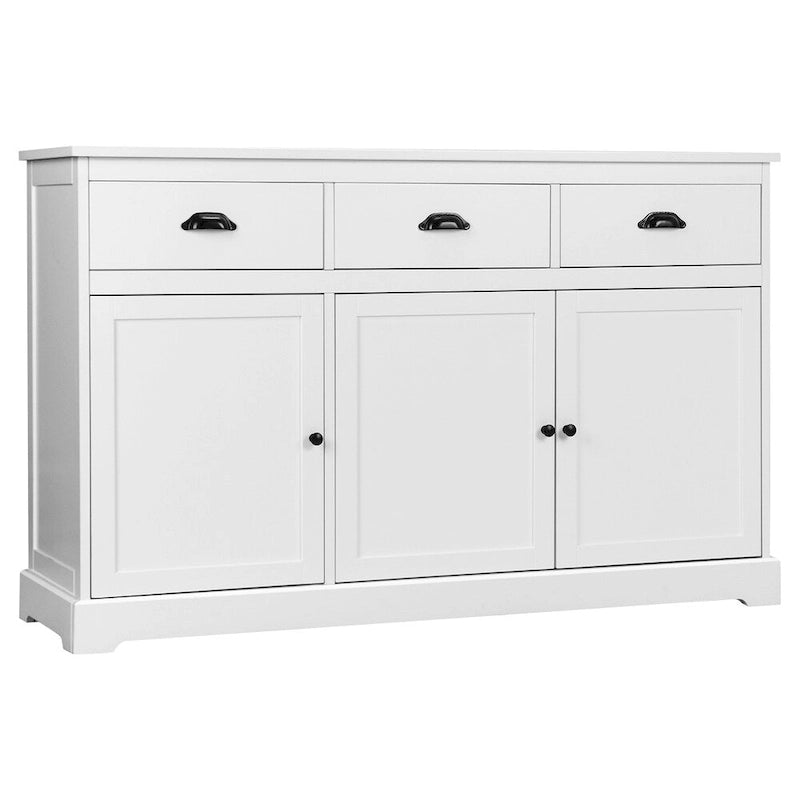 Buffet en bois multifonctionnel avec console de rangement