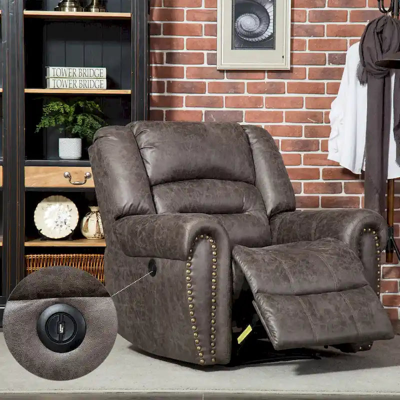 Canapé Fauteuil Relax Manuel Standard Rembourré