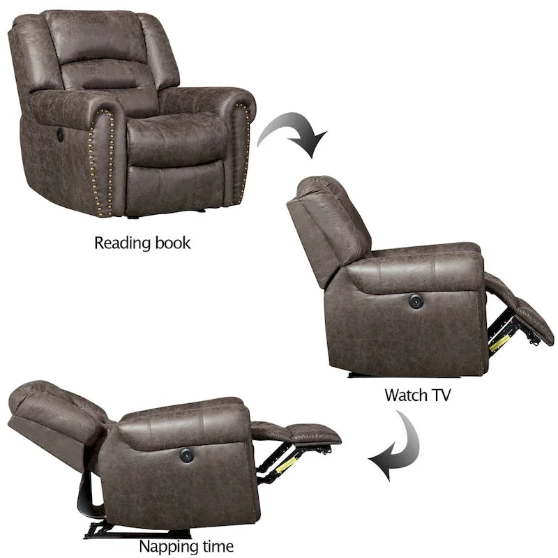 Canapé Fauteuil Relax Manuel Standard Rembourré