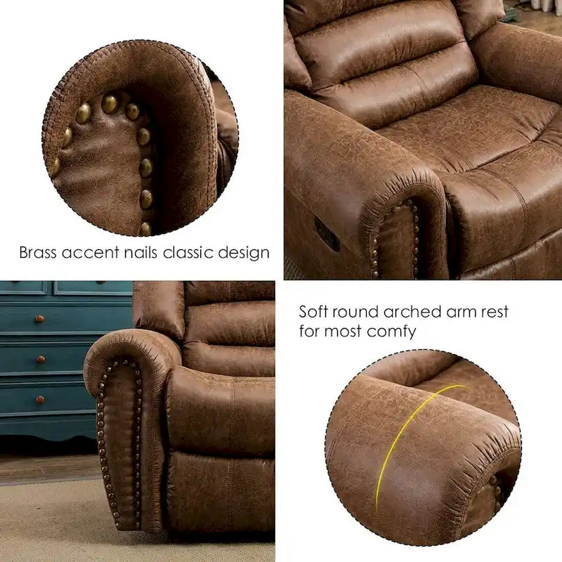 Canapé Fauteuil Relax Manuel Standard Rembourré