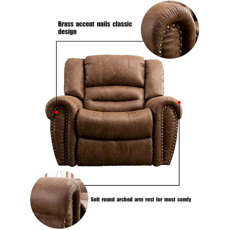 Canapé Fauteuil Relax Manuel Standard Rembourré