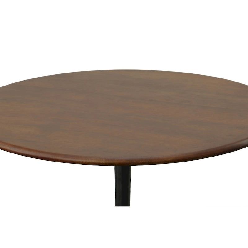 Table de salle à manger ronde 36 po Carolina Living Alden Wood