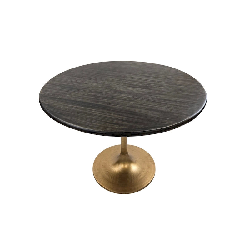 Table de salle à manger ronde 36 po Carolina Living Alden Wood