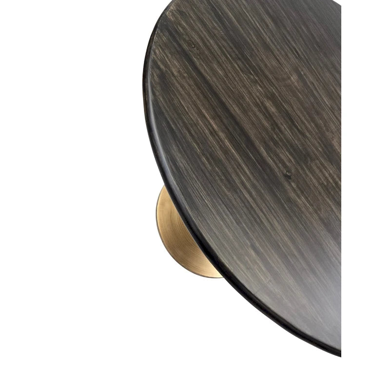 Table de salle à manger ronde 36 po Carolina Living Alden Wood