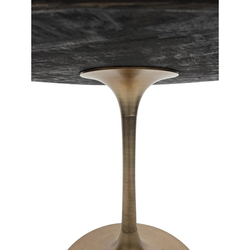 Table de salle à manger ronde 36 po Carolina Living Alden Wood
