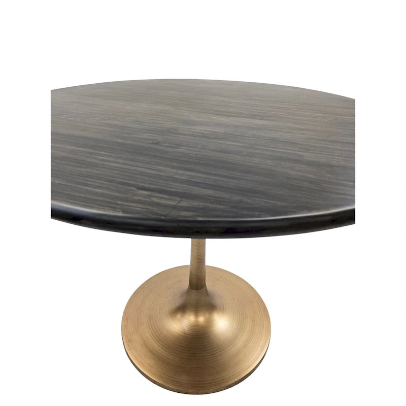 Table de salle à manger ronde 36 po Carolina Living Alden Wood