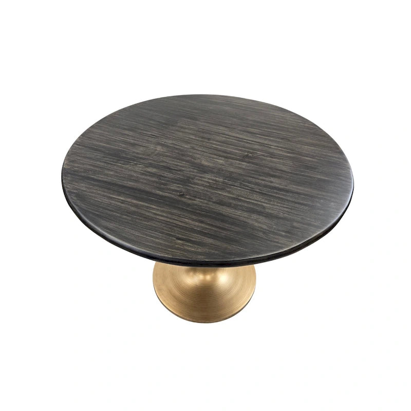Table de salle à manger ronde 36 po Carolina Living Alden Wood