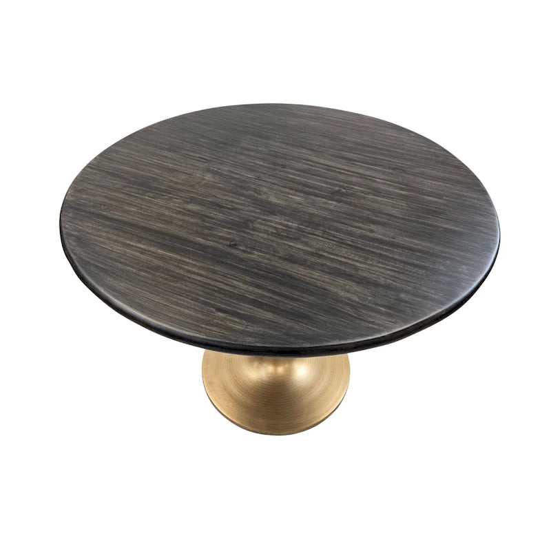 Table de salle à manger ronde 36 po Carolina Living Alden Wood