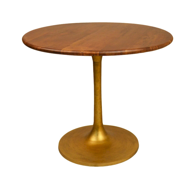 Table de salle à manger ronde 36 po Carolina Living Alden Wood