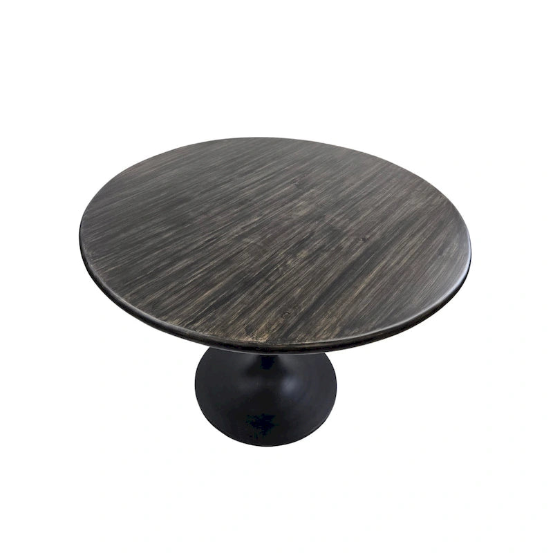 Table de salle à manger ronde 36 po Carolina Living Alden Wood