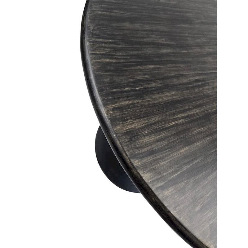 Table de salle à manger ronde 36 po Carolina Living Alden Wood