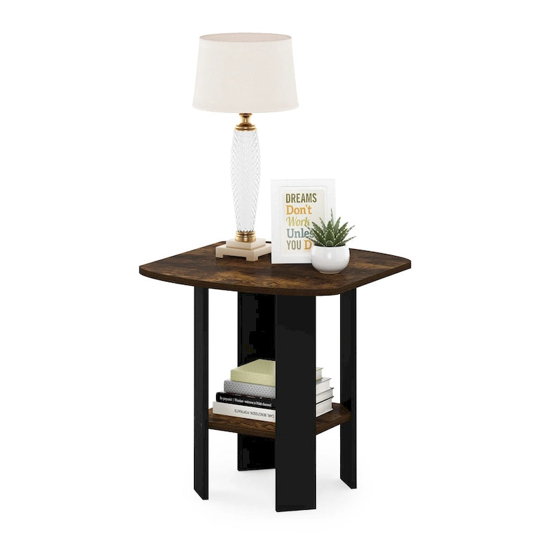 Furinno Table d'appoint/de chevet au design simple