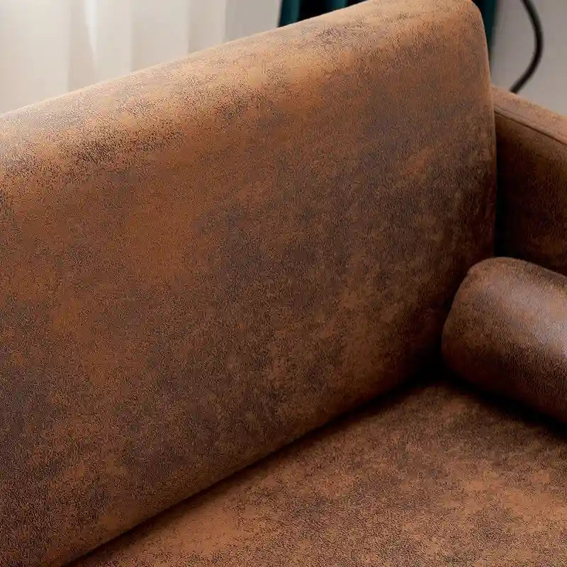 Fauteuil d'appoint enveloppant en tissu métallisé 1,5 places avec oreiller Fauteuil rond d'intérieur