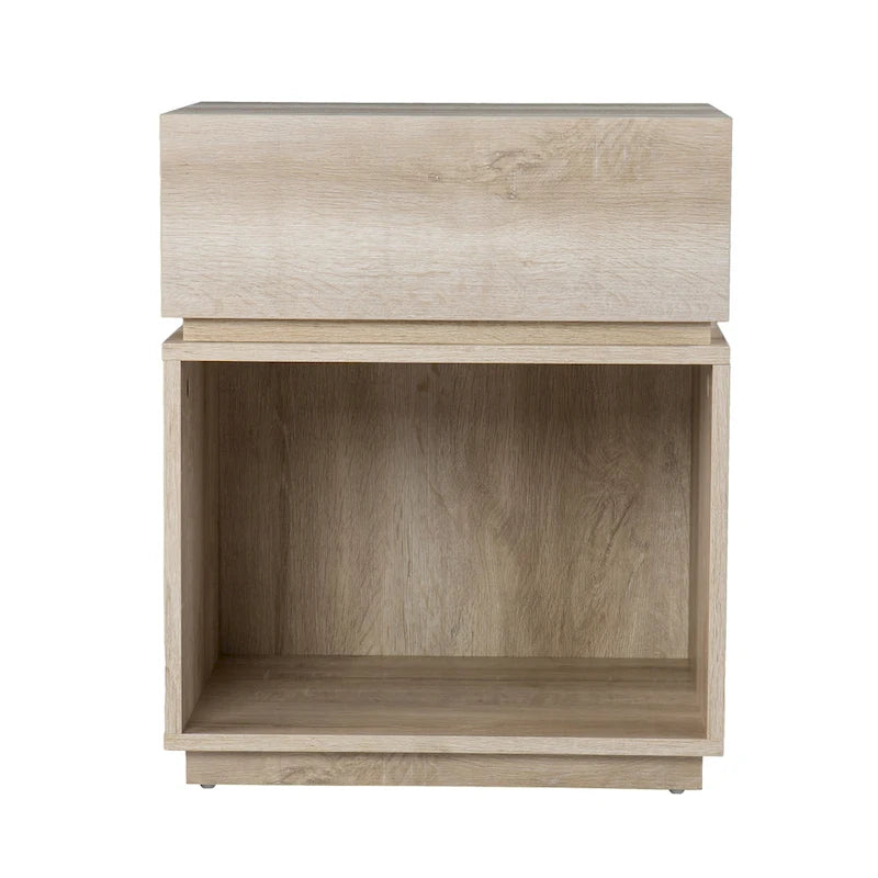 Table d'appoint Madelia de SEI Furniture, en bois blanchi, style transitionnel