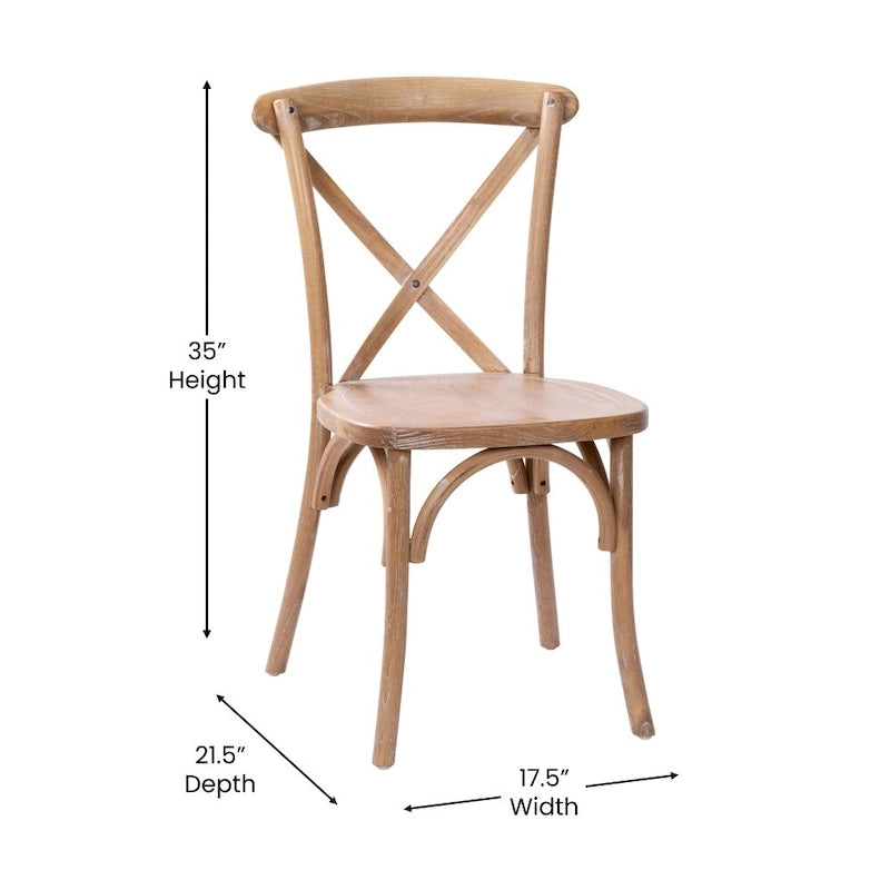Chaise Advantage à dossier en X