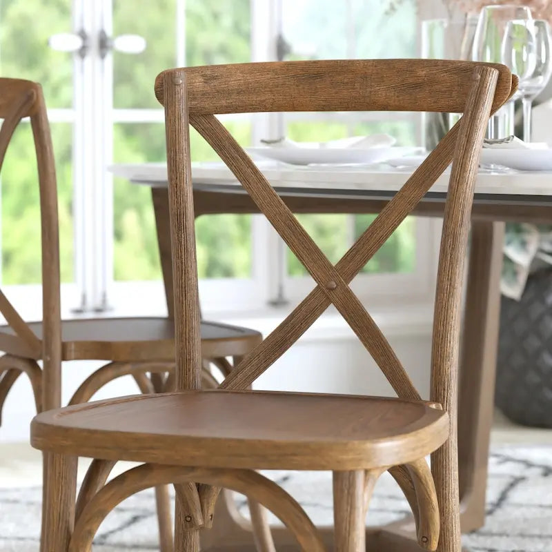 Chaise Advantage à dossier en X