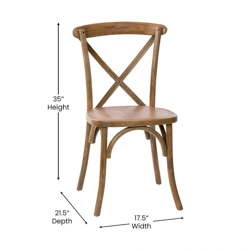Chaise Advantage à dossier en X