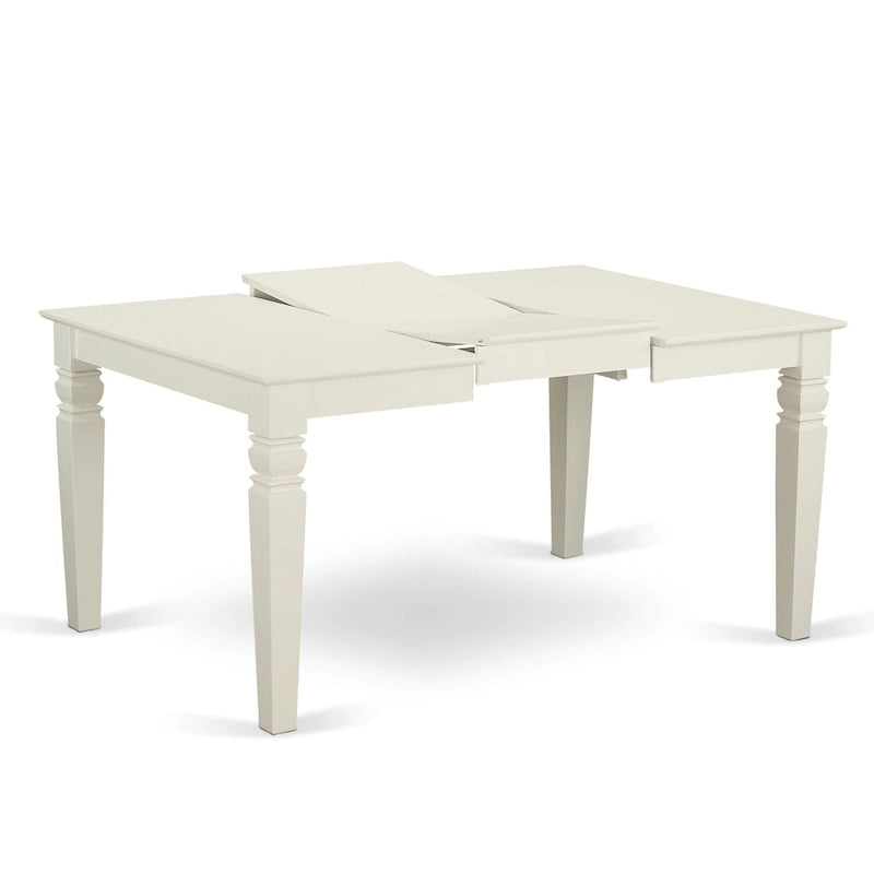 East West Furniture Ensemble de 7 pièces Table et chaises de cuisine - une table de salle à manger et 6 chaises de salle à manger (options de finition)