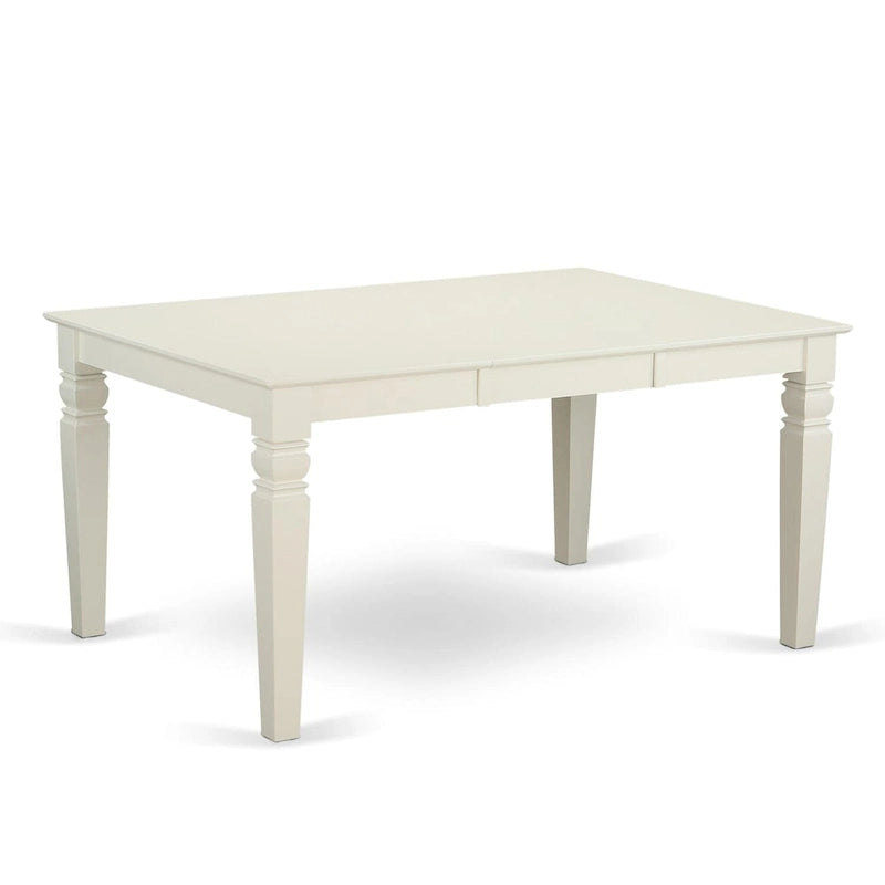 East West Furniture Ensemble de 7 pièces Table et chaises de cuisine - une table de salle à manger et 6 chaises de salle à manger (options de finition)
